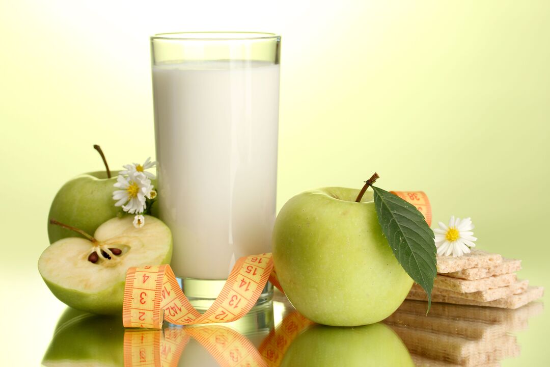 kefir and apple diet